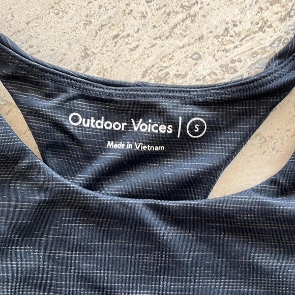 Outdoor Voices TechSweat Crop Top in Night Size Small - Picture 3 of 6